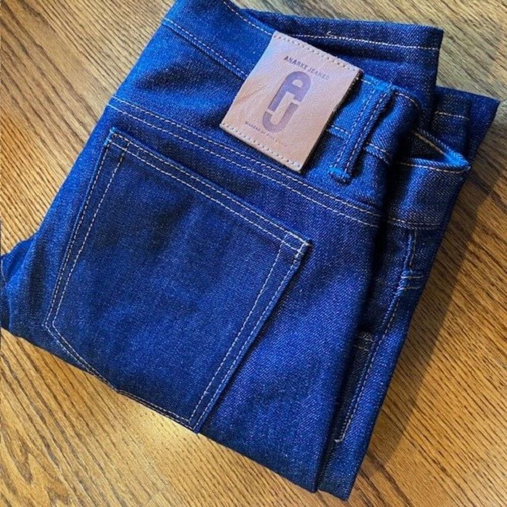 Anarke Selvedge Denim Bespoke Jeans Men's Size 32 X 32 Button-fly Jeans